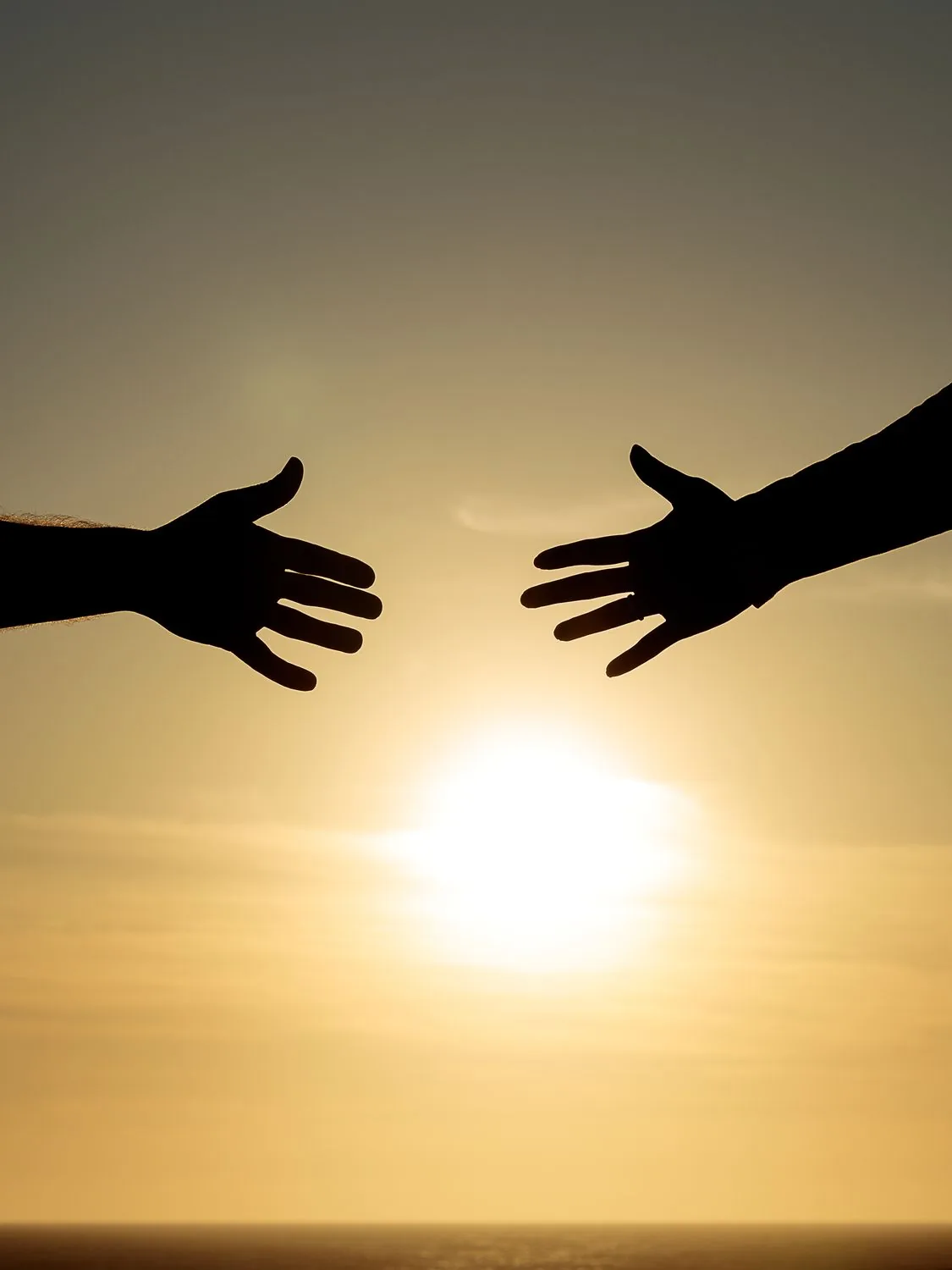 Calm, supportive moment of recovery and reflection